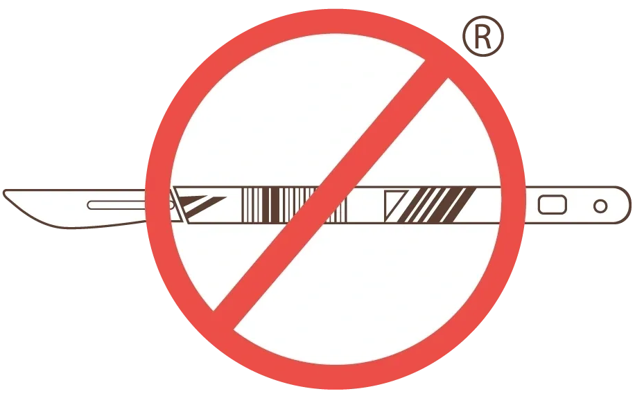 A red and white sign with a cigarette in it