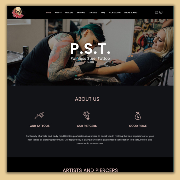 Painless Stell Tatoo