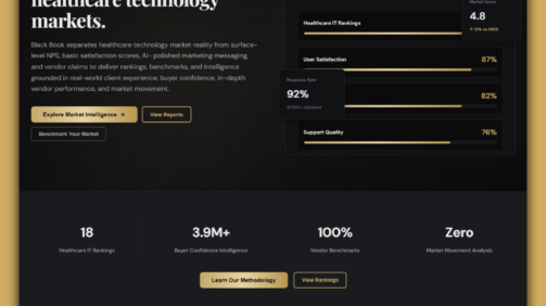 Black Book - Healthcare Technology Market Intelligence